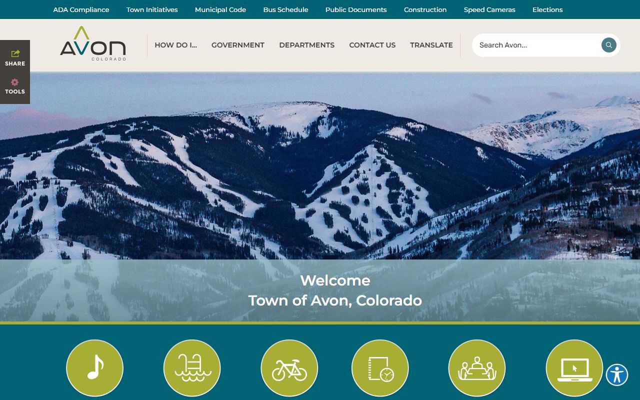 Avon town website for criminal court records resources
