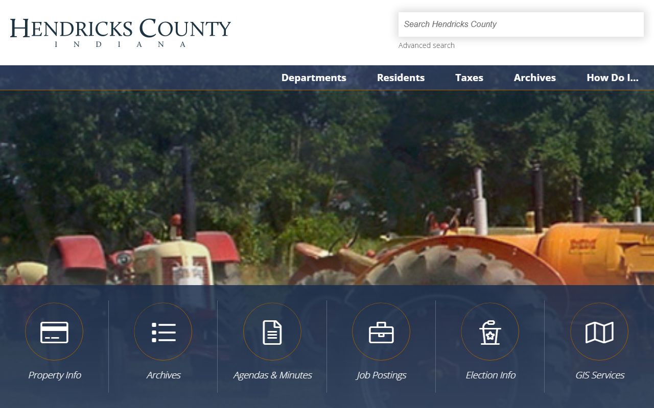 Hendricks County website for criminal court records