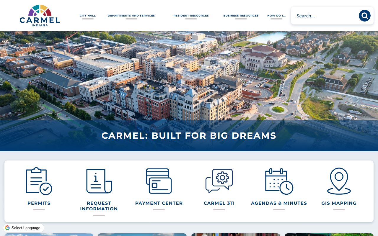 Carmel city website for criminal court records resources