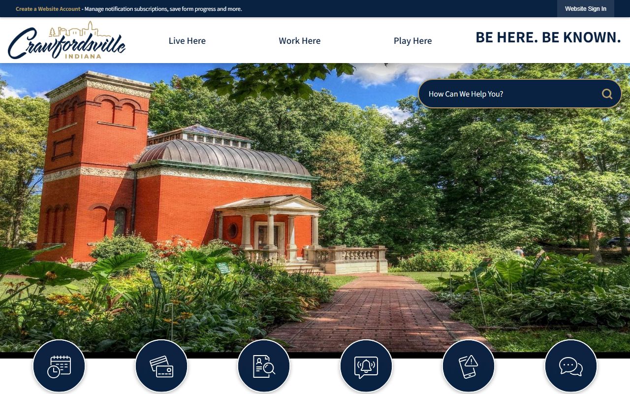 Crawfordsville city website for criminal court records resources