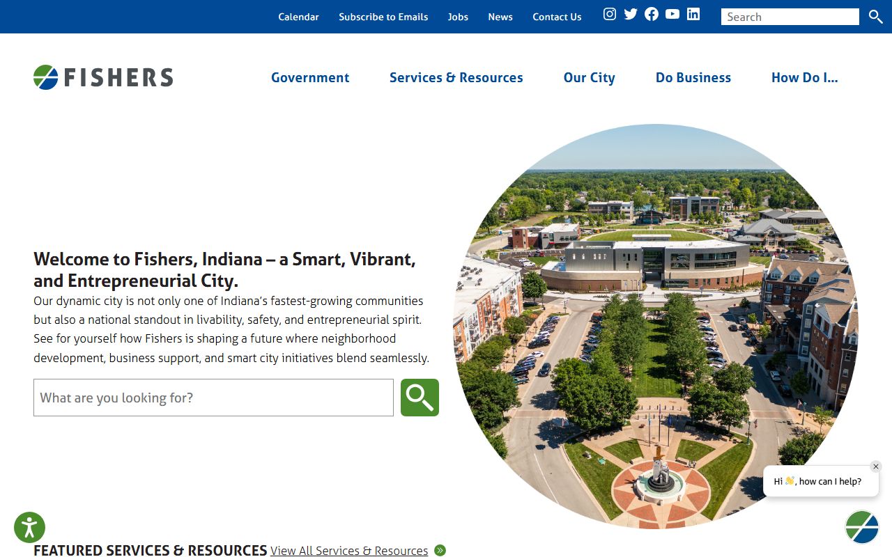 Fishers government departments for criminal court records