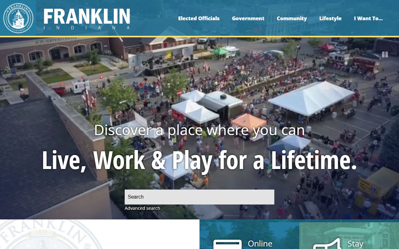 Franklin city website for criminal court records resources