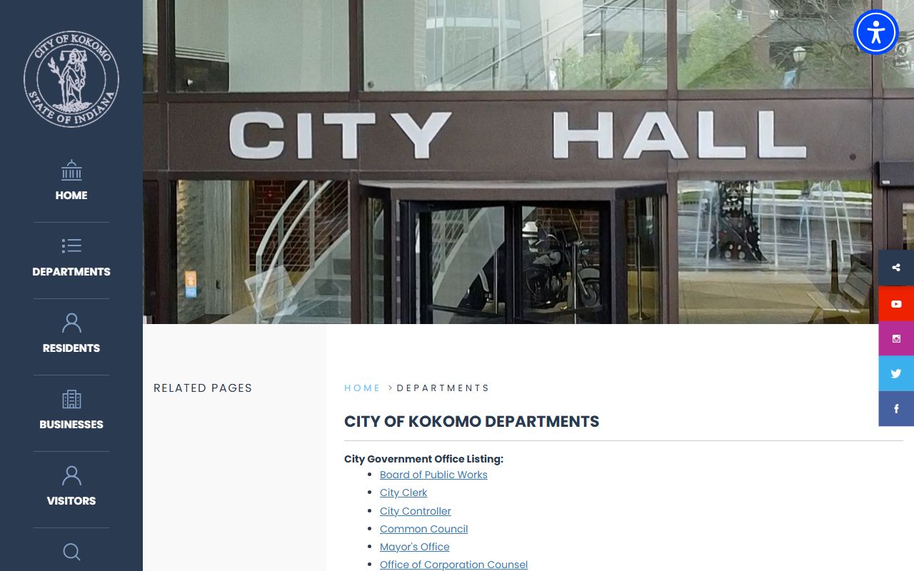 Kokomo city departments for criminal court records