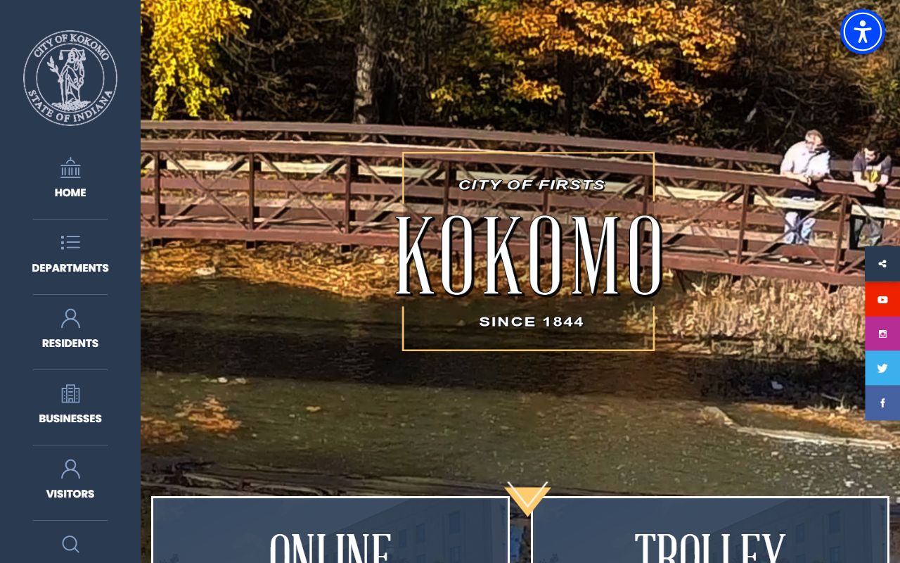 City of Kokomo official website for criminal court records