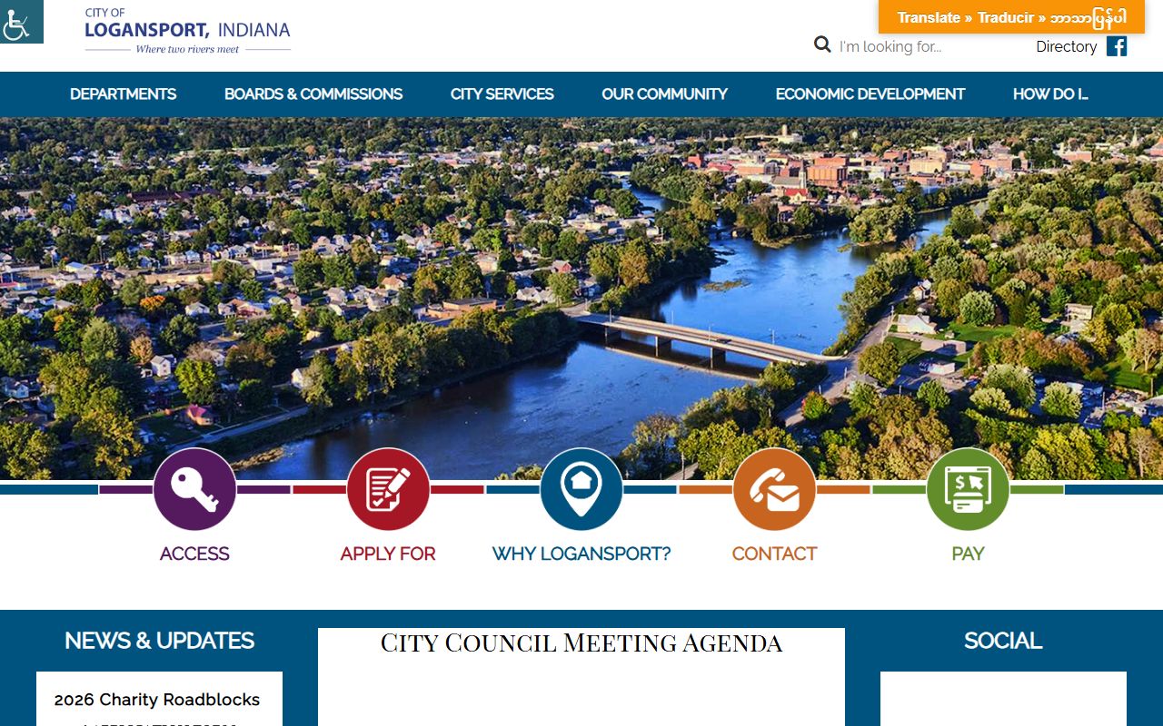 Logansport city website for criminal court records resources