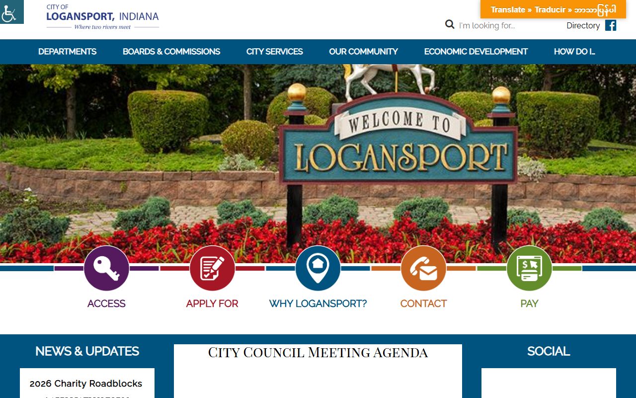 Logansport city website for criminal court records