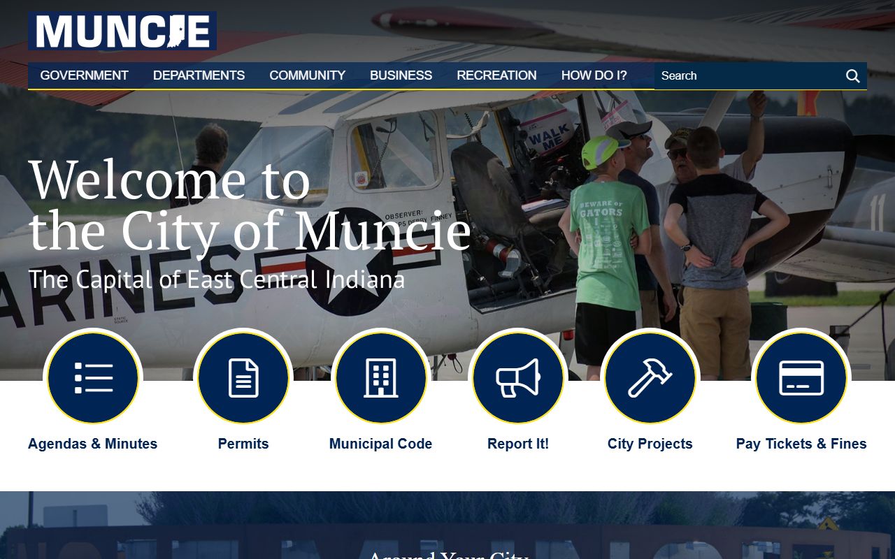 Muncie city website for criminal court records resources