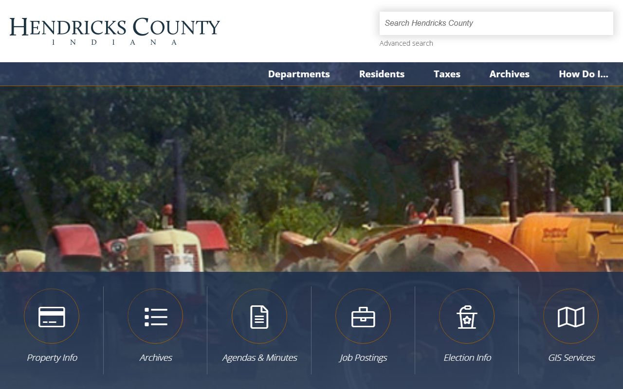 Hendricks County website for criminal court records