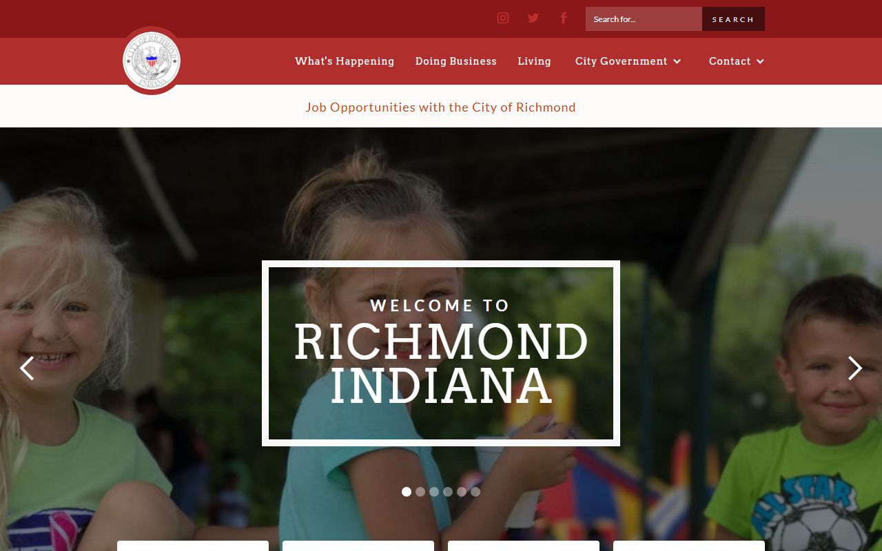 City of Richmond official website for criminal court records