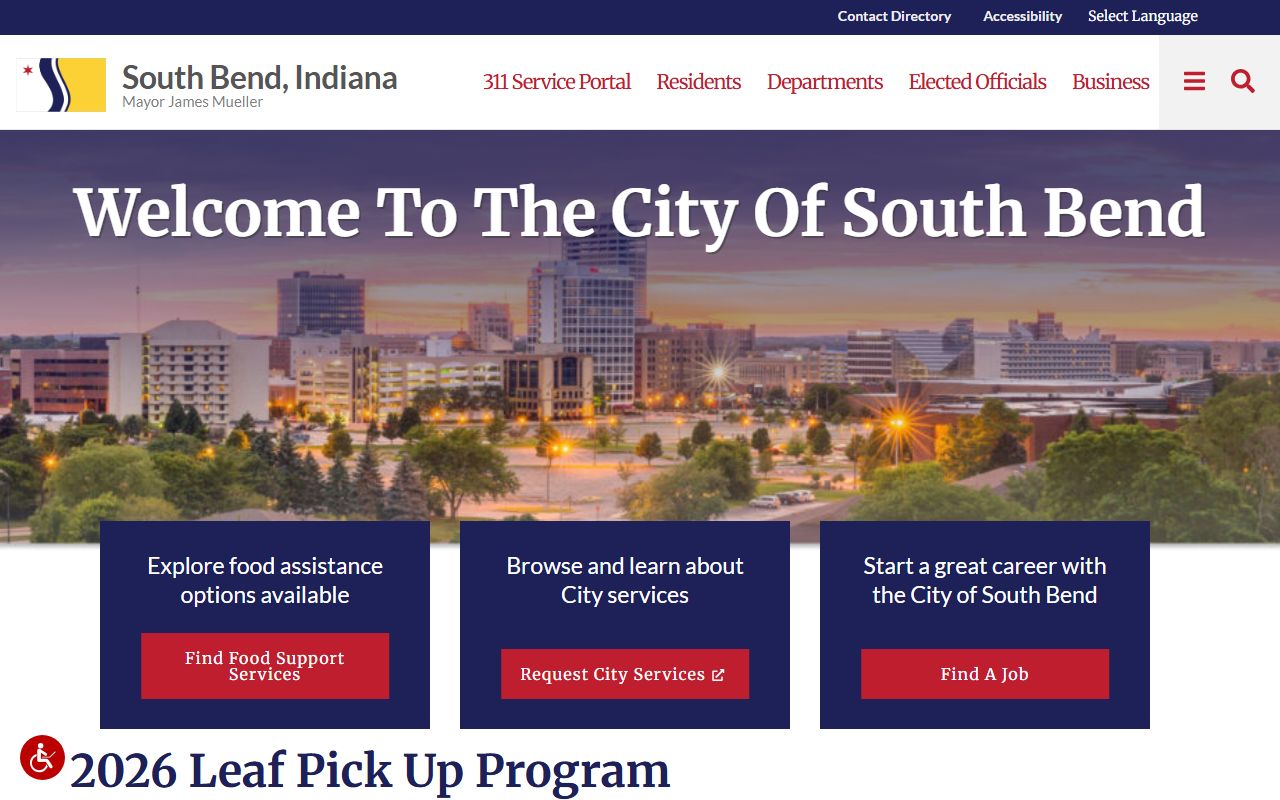South Bend city website for criminal court records resources