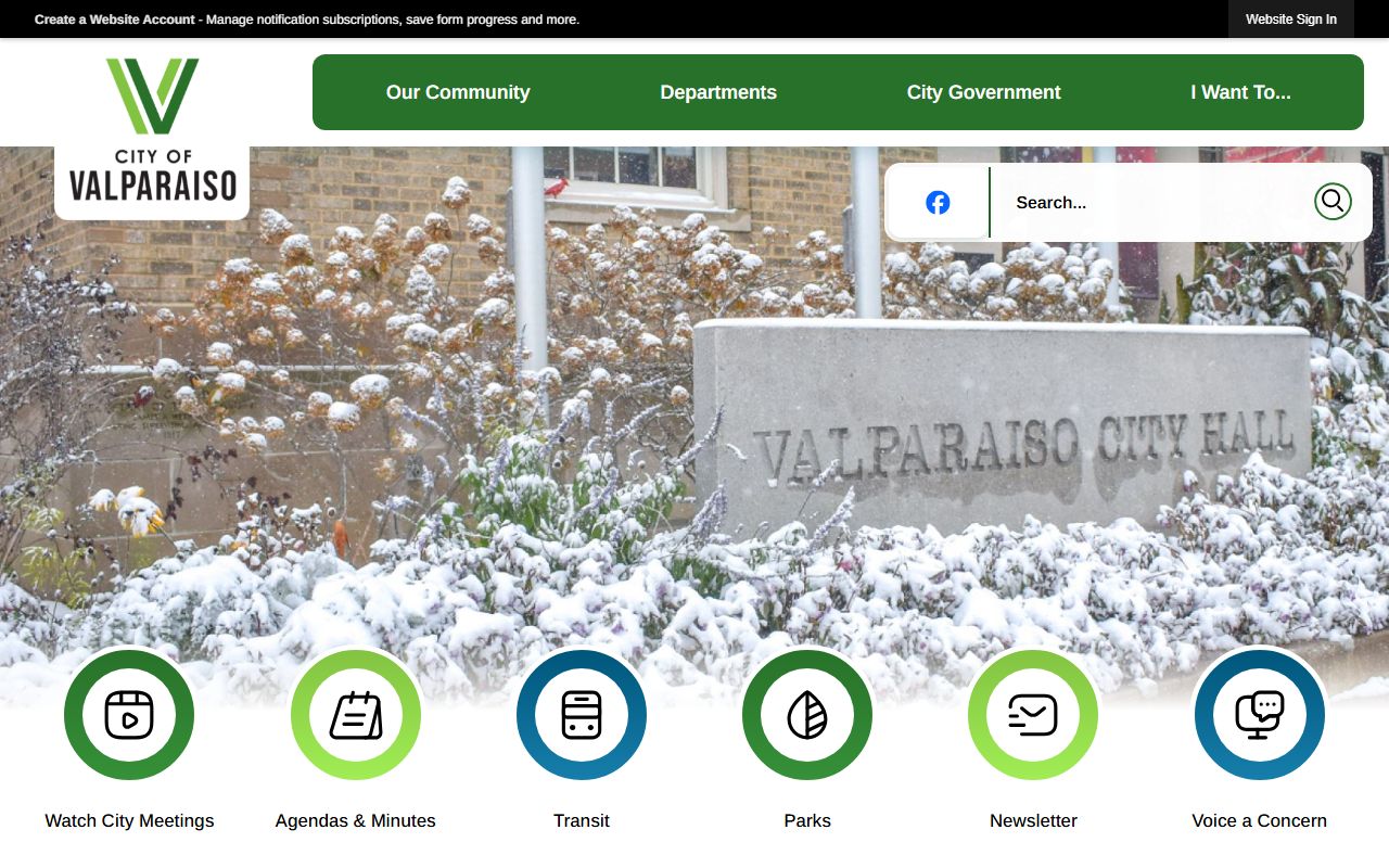 Valparaiso city website for criminal court records resources