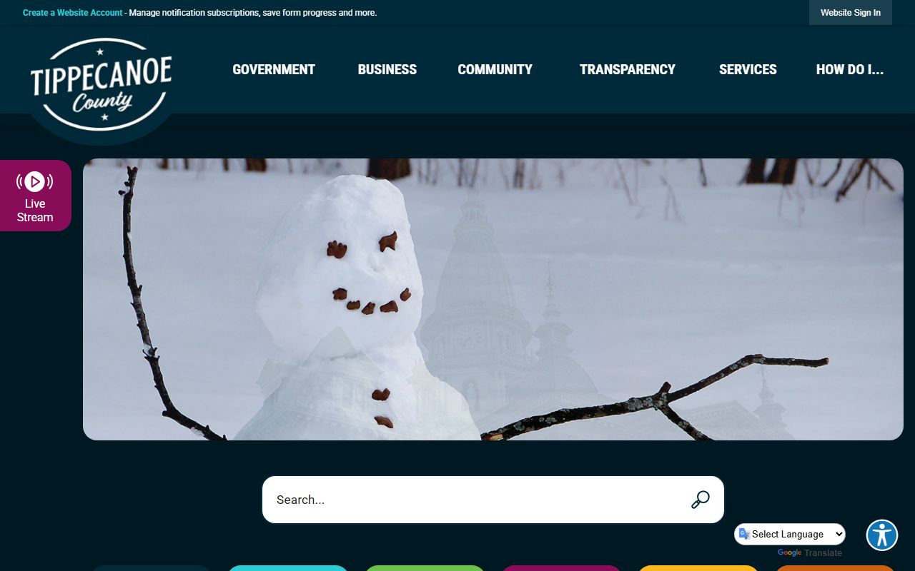 Tippecanoe County website for West Lafayette criminal court records