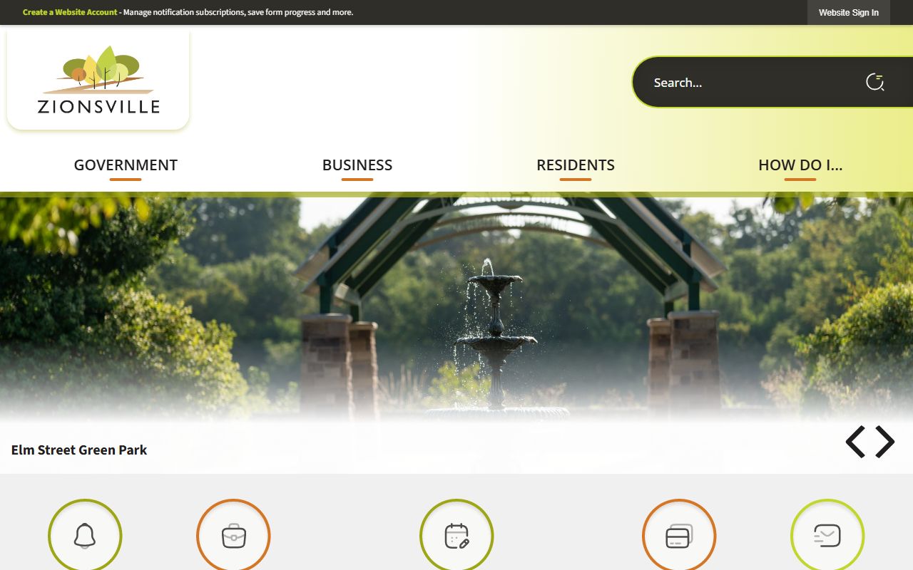 Zionsville town website for criminal court records