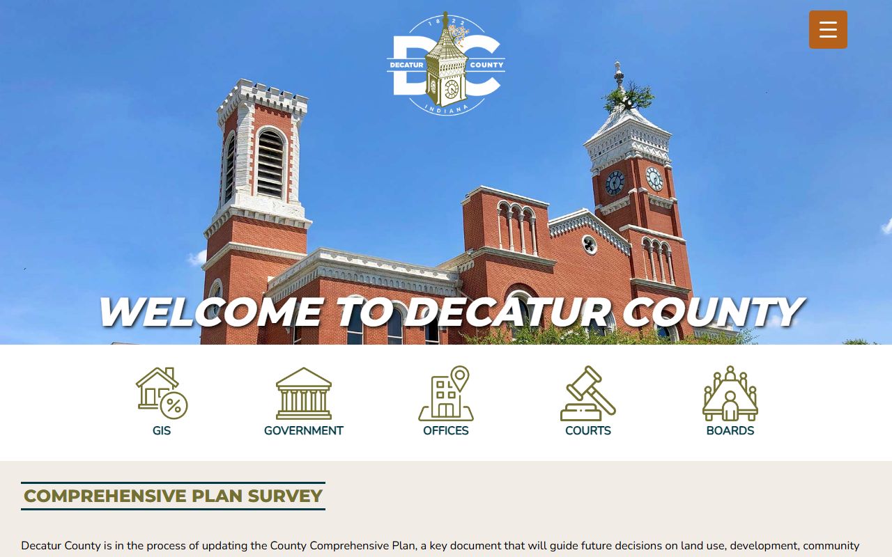 Decatur County official website with criminal court records resources