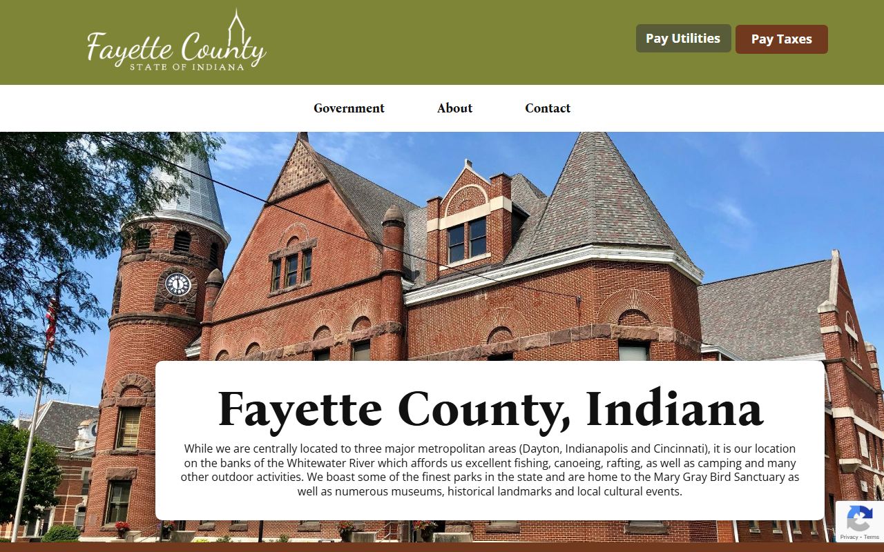 Fayette County official website for criminal court records