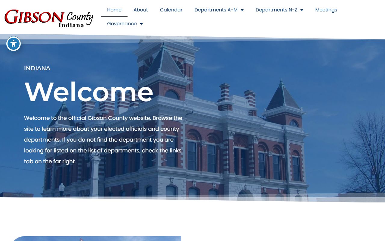 Gibson County official website for criminal court records