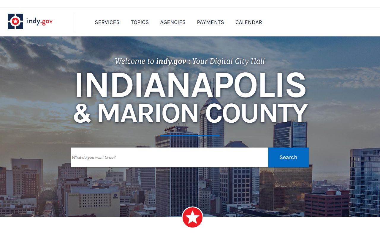 Indianapolis official website with Marion County criminal court records resources