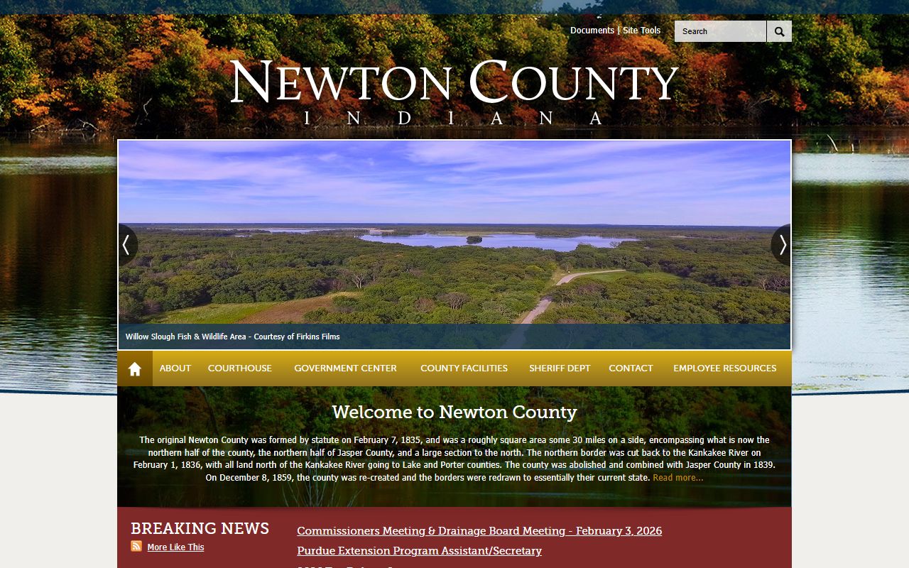 Newton County official website for criminal court records