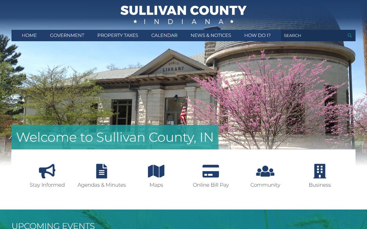 Sullivan County official site with criminal court records resources