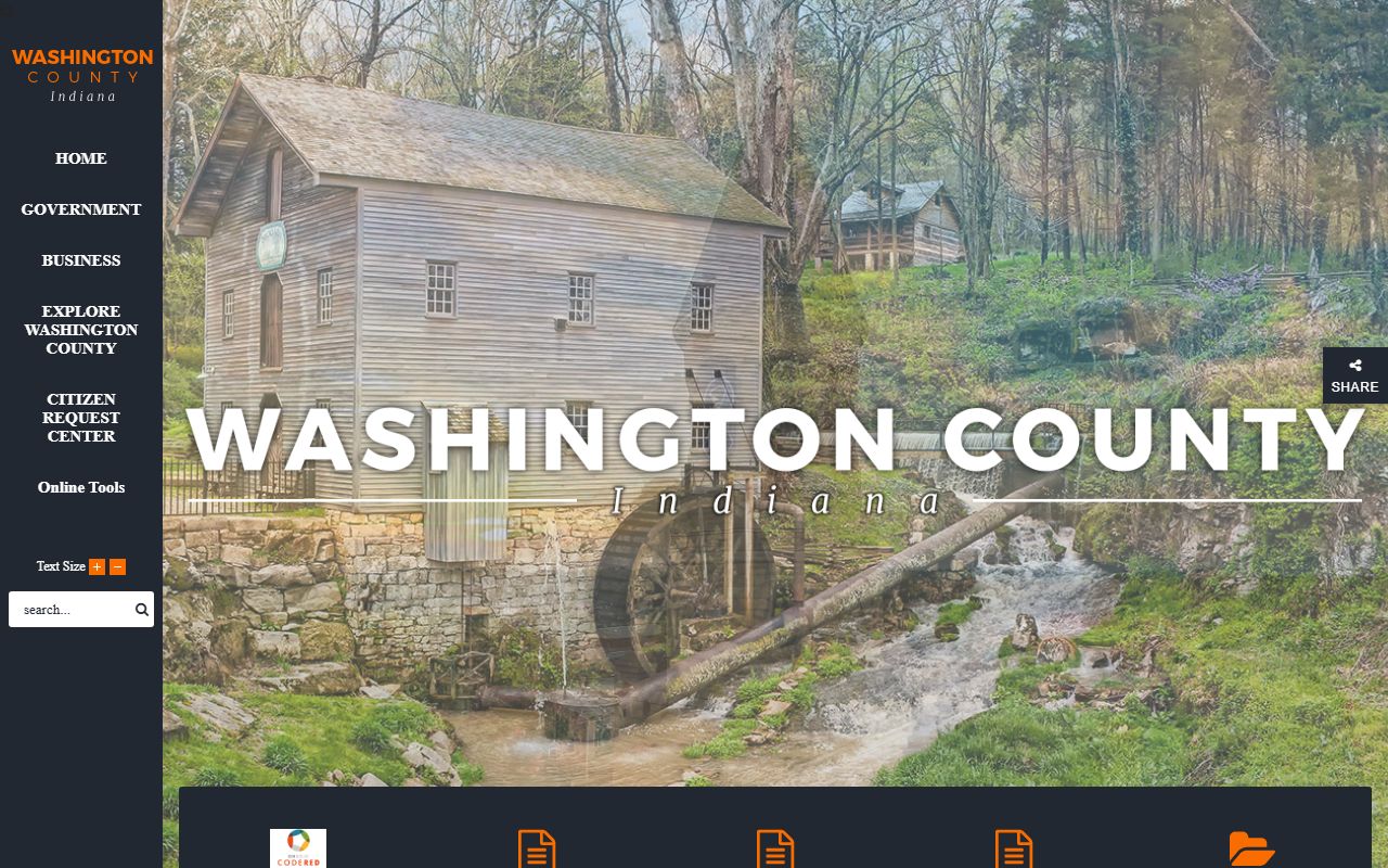 Washington County official site with criminal court records links