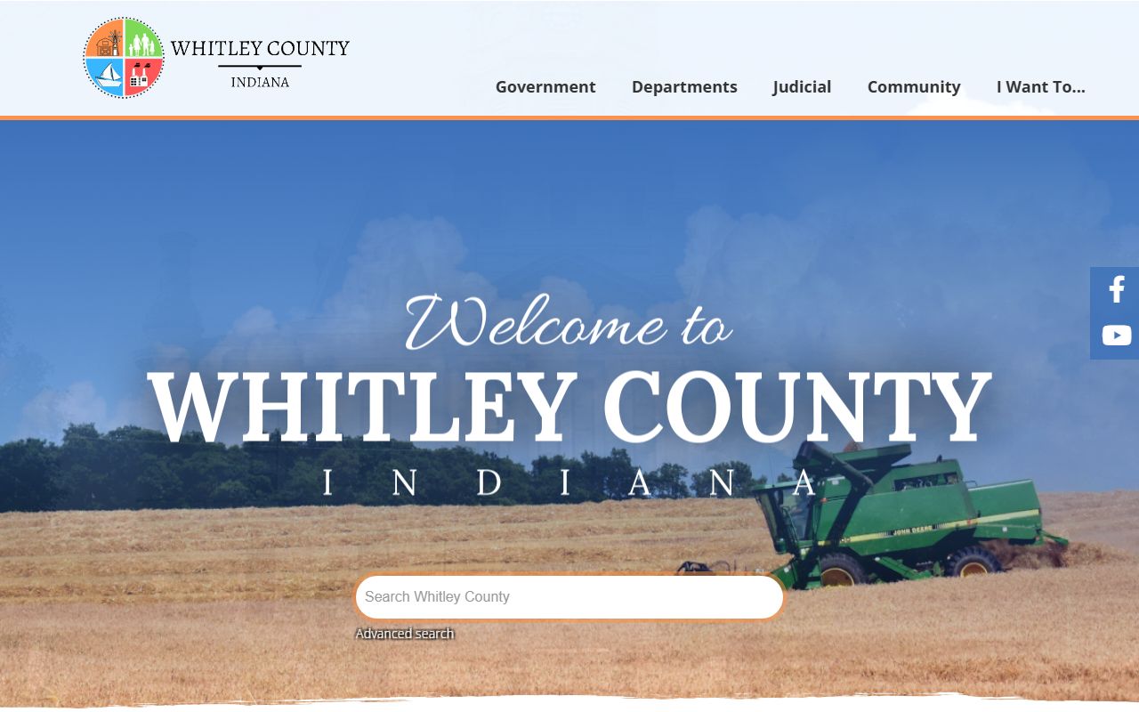 Whitley County government website for criminal court records